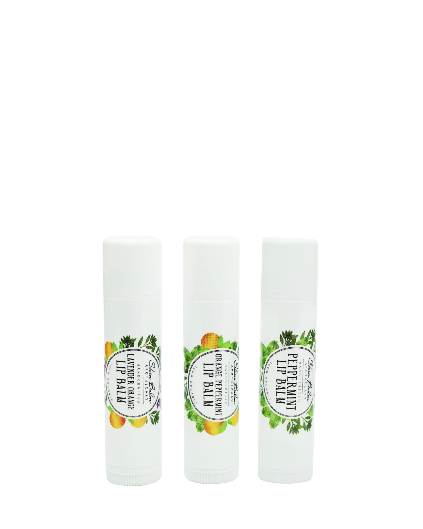 Lip Balm Trio against a white background.